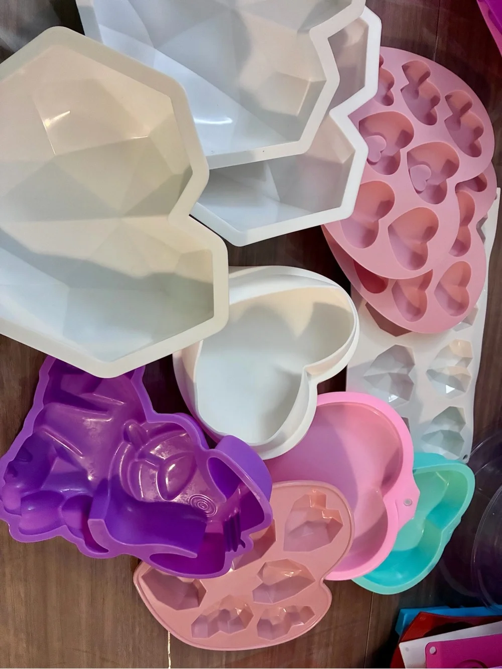 Silicone Baking Mold Set - Assorted Colors